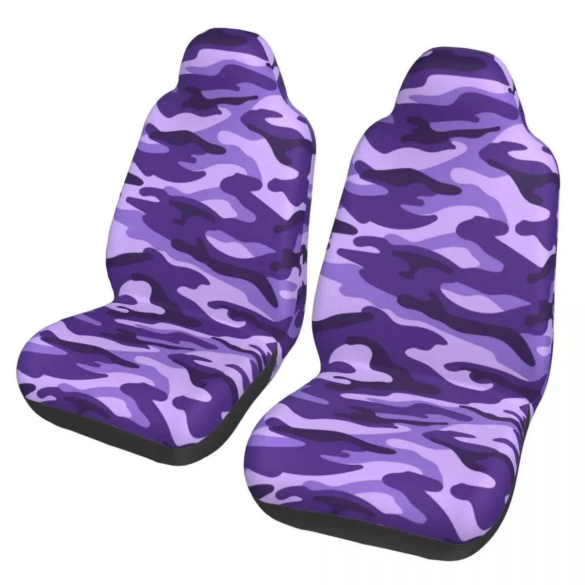 Urban Style Camouflage Universal Car Seat Cover Off-Road For SUV Multicam Front Rear Flocking Cloth Cushion Fabric Hunting