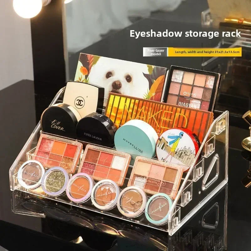 Multi-layer cosmetic storage rack, nail polish display rack, eyeshadow disc storage box,