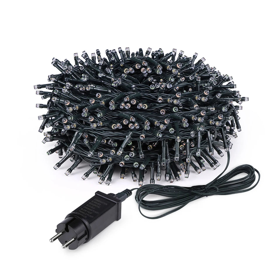 50M 100M 24V LED Christmas Lights Fairy Garland String Light Waterproof For Outdoor Garden Home Holiday New Year Party Decor
