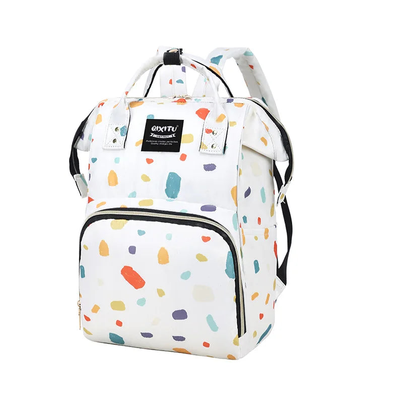 New Fashoin Maternity Bag for Babies Mummy Large Capacity Diaper Bag Backpack Waterproof Outdoor Travel Stroller Baby Cart Bag