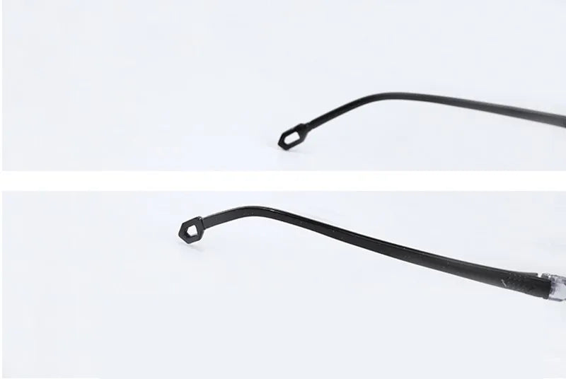 Intelligent Zoom Anti-blue Light Reading Glasses Frameless Cutting Edge Presbyopic Glasses Men and Women Presbyopic Glasses