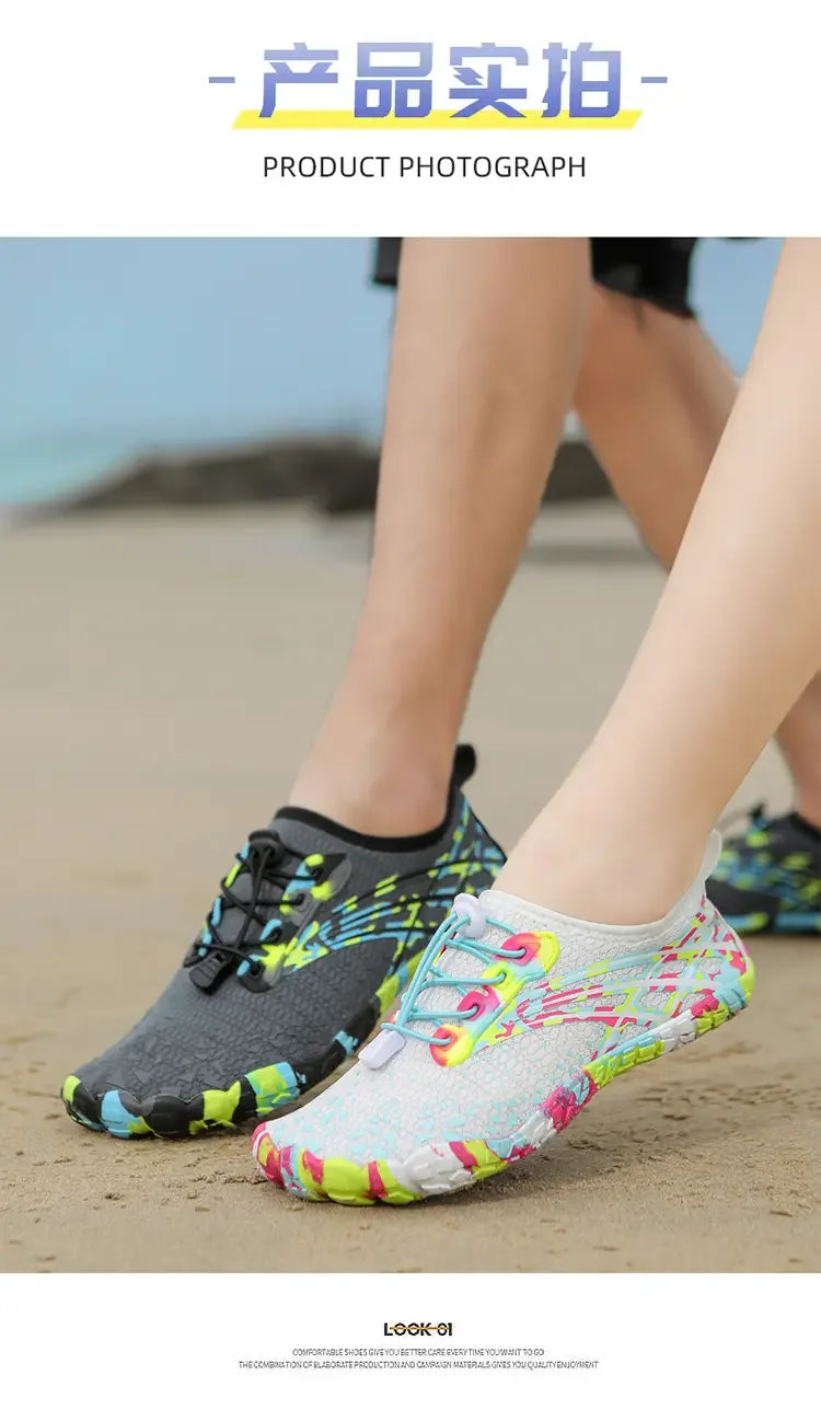 Unisex Shoes For Women Fitness Treadmill Indoor Outdoor Speed Interference Water Beach Couples Swimming Shoe Men Aqua Sneakers