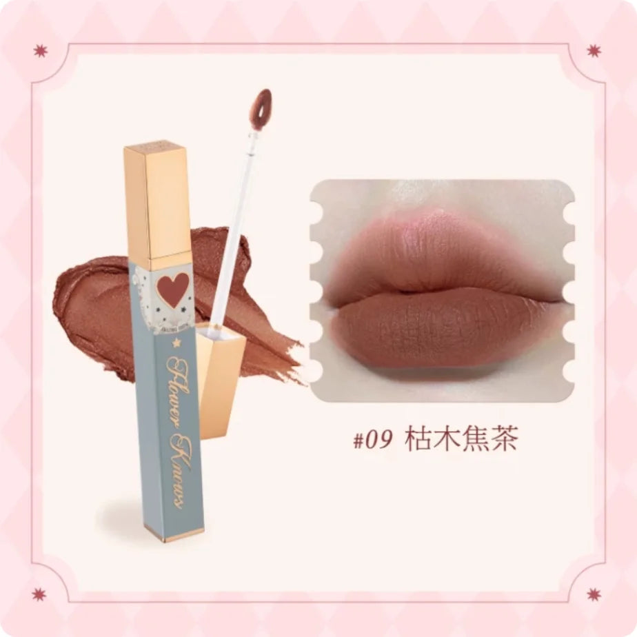 Flower Knows Lipstick And Lip Cream Moisturizing Non-sticky Glossy mirror surface Hydrating Long-lasting