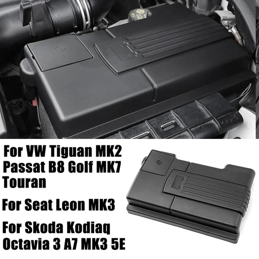 For Skoda Karoq Kodiaq Octavia 3 A7 MK3 5E For VW Tiguan MK2 2016-2022 Touran For Seat Leon MK3 Ateca Car Engine Battery Cover