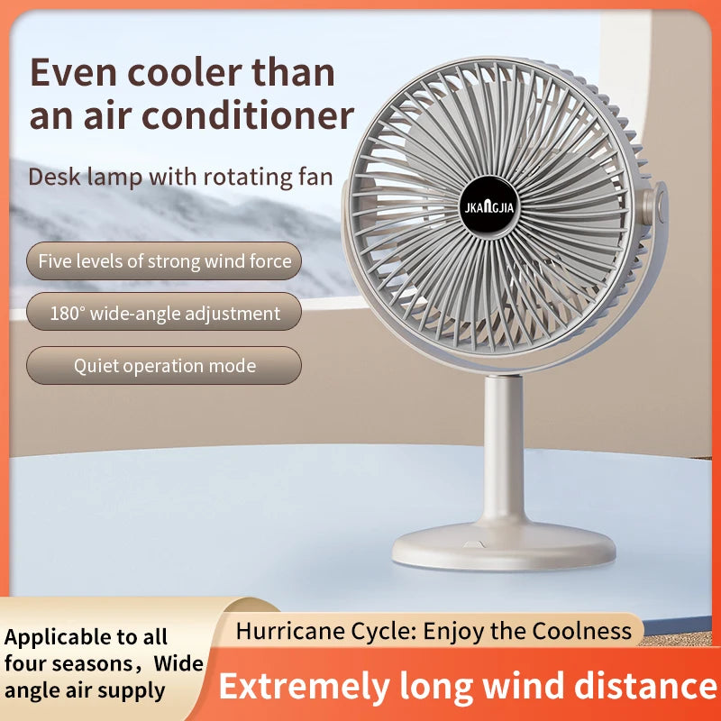 Small Electric Fan Home Dormitory Office Desktop High Wind Fan Portable Cooling fan Table Air circulators Fans Air Cooler
