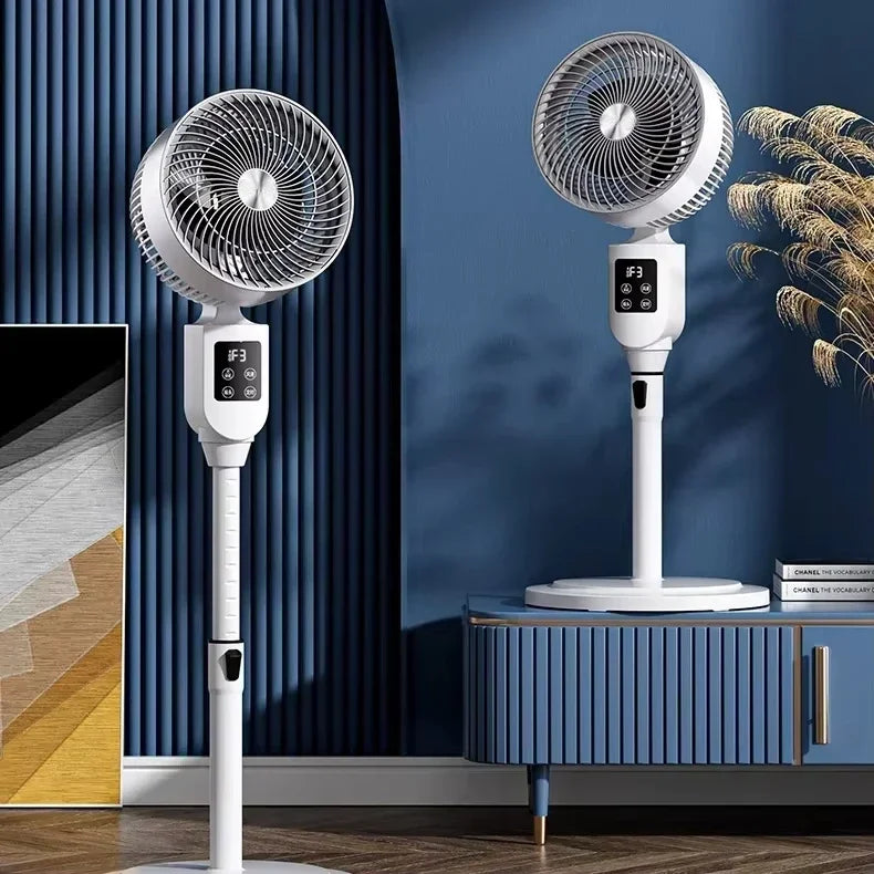 Electric Fan New  Floor-standing Household Vertical Silent Remote Control Large Wind Turbine Convection Fan Air Circulation Fan