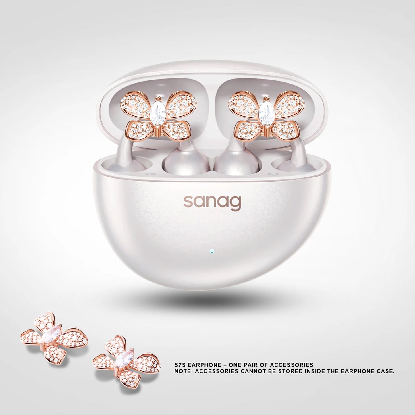 Sanag S7S AI Open Ear Clip on Headphones HiFi 3D Stereo Sound Quality AI Assistant Wireless Bluetooth Earphones APP EQ Setting