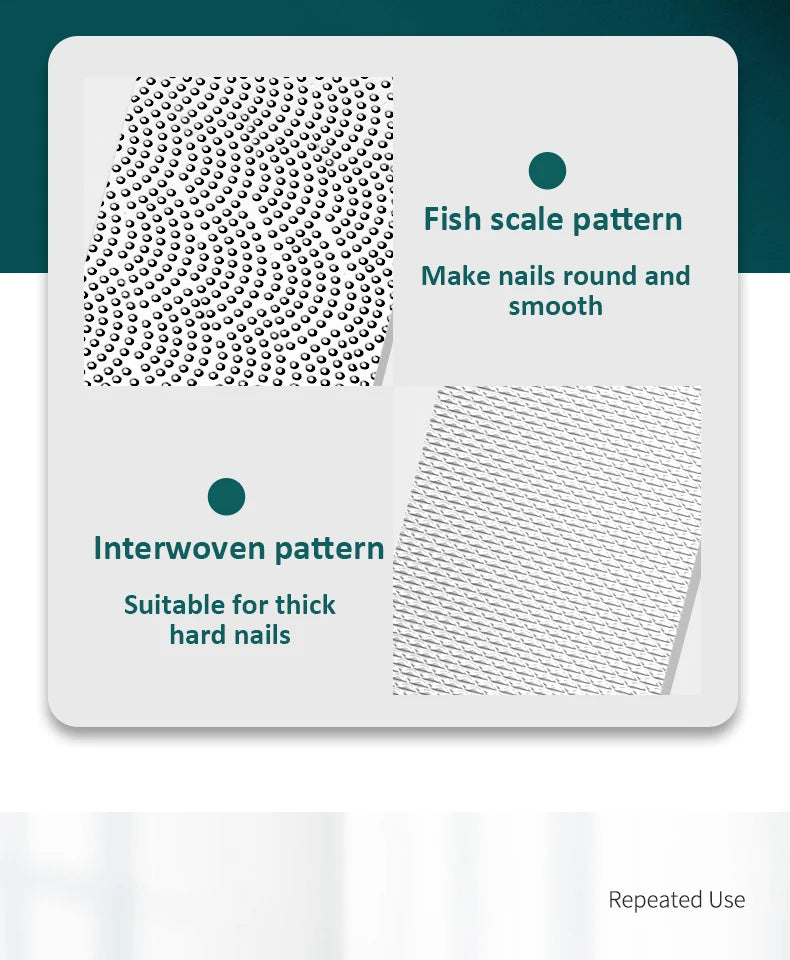 1Pcs Stainless Steel Nail Files High-Quality Double SidedManicure Pedicure Grooming For Professional Finger Toe Nail Care Tools