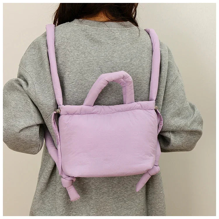 Super Cool Simple Versatile Handbags for Women 2025 Casual Hot Sale Colorful Nylon Small Square Shoulder and Crossbody Bags
