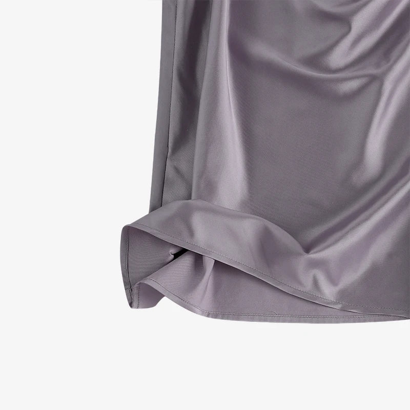 ZANZEA 2025 Elegant Korean Tanks Women Satin Silk Solid Color Sleeveless Tank Tops Fashion Sexy Office Lady Cowl Neck Camisole