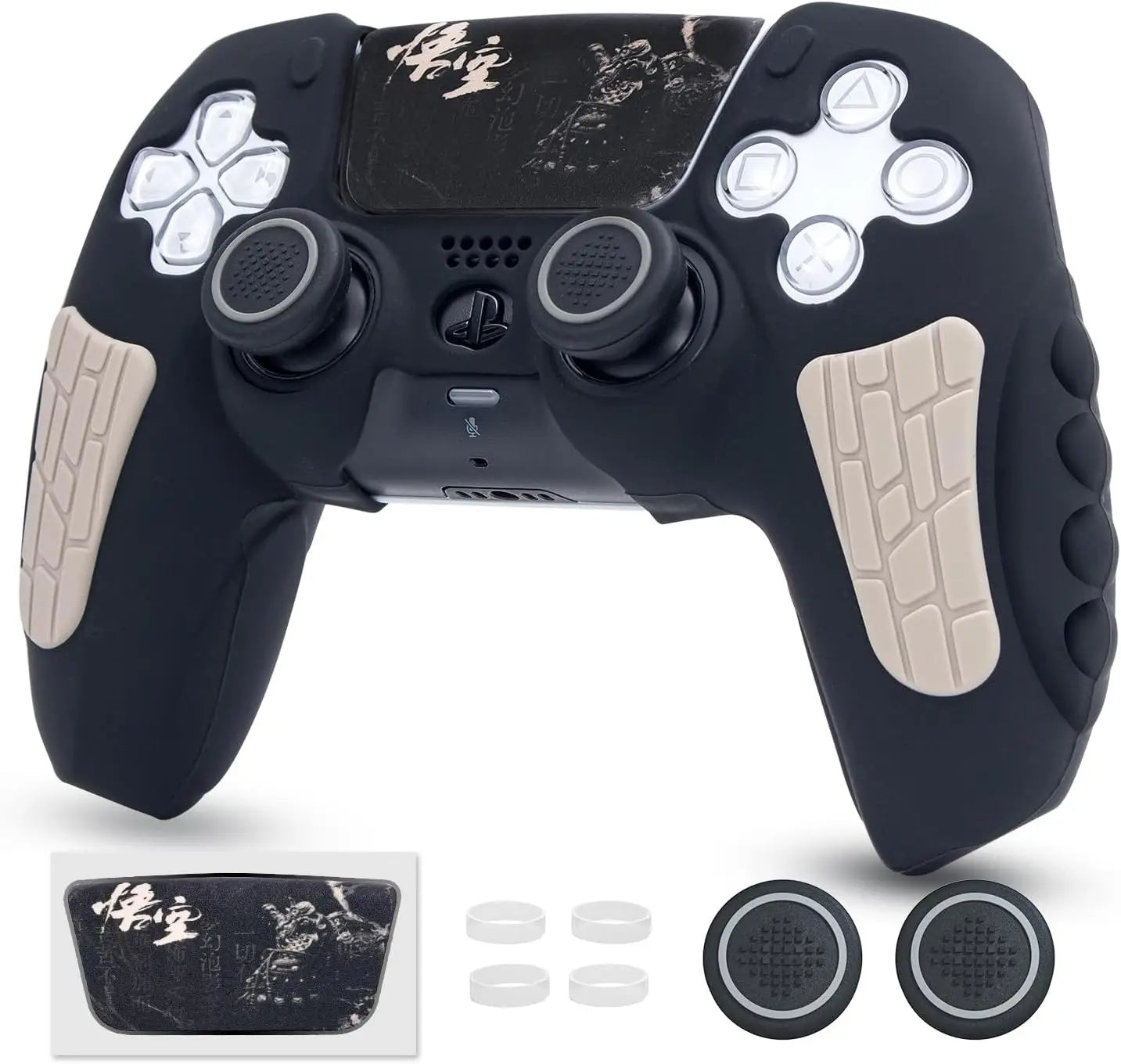 For PS5 Controller Anti-Slip Silicone Cover 30th Anniversary Limited Edition With Touch Screen Sticker For PS5 Controller Shell