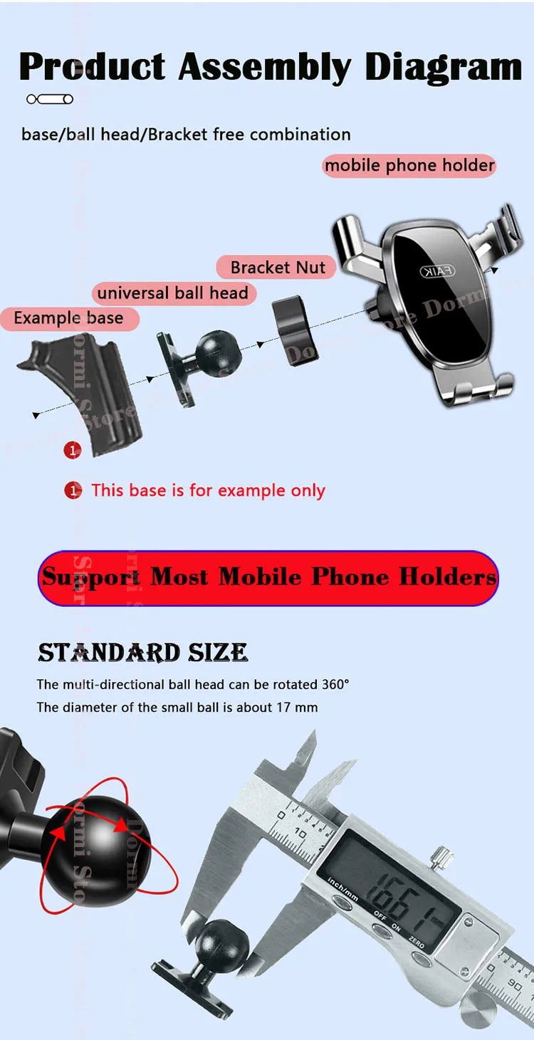 Car Phone Holder for Kia K5 Optima JF 2016~2020 2018 Air Vent Cellphone Mount Support GPS Bracket Gravity Stand Auto Accessories