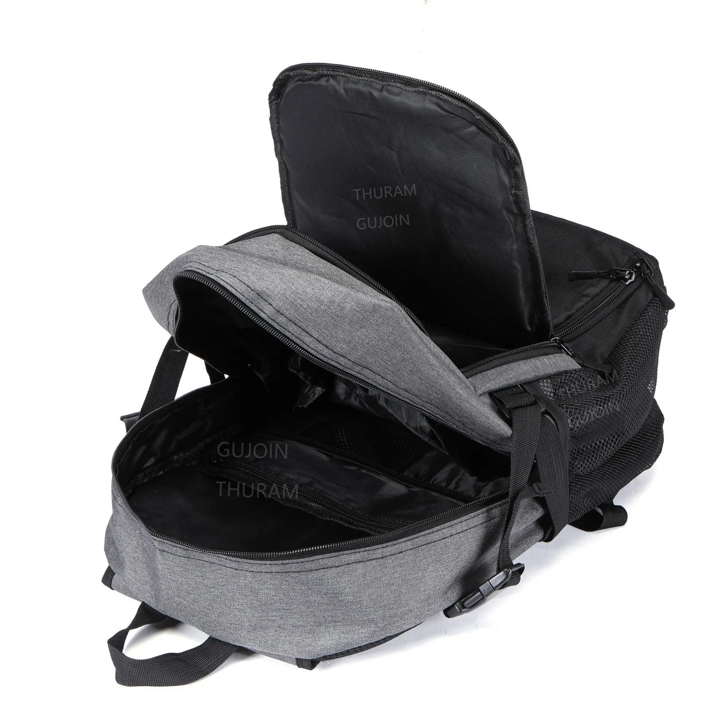 15.6" Laptop Reflective Strip Gym Bag for Men Women 35L Sports Basketball Backpack with Shoe Compartment