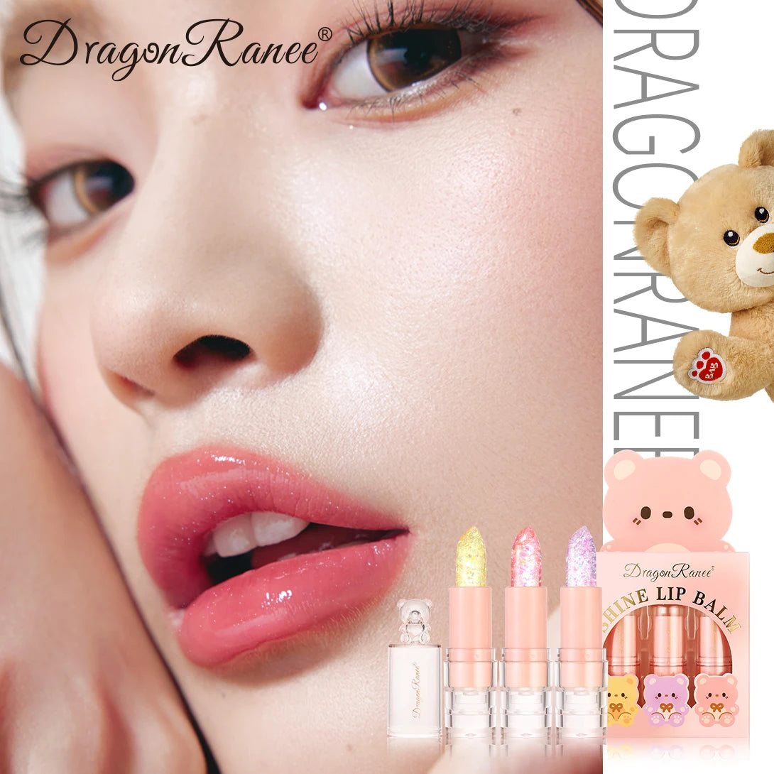 Three Lipstick Sets in a Box That Enhance Complexion, Moisturize, Hydrate, Are Waterproof, Do Not Fade, and Do Not Transfer to Cups. Beginner Lipstick Set
