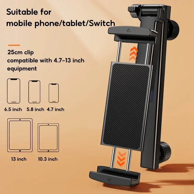 Hipacool Car Phone Holder Tablet Seat Back Stand Headrest Back Seat with 360° Rotatable for 4.7-12.9" for iPhone iPad Universal