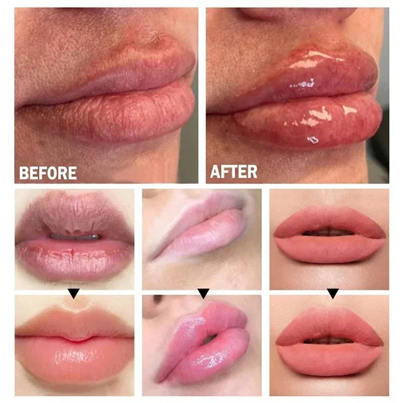 Fast Plumping Lip Balm Moisturizing Soft Lips Skin Plumper Gloss Oil Non-Sticky Daily Care Mask Beauty Makeup Cosmetics Products