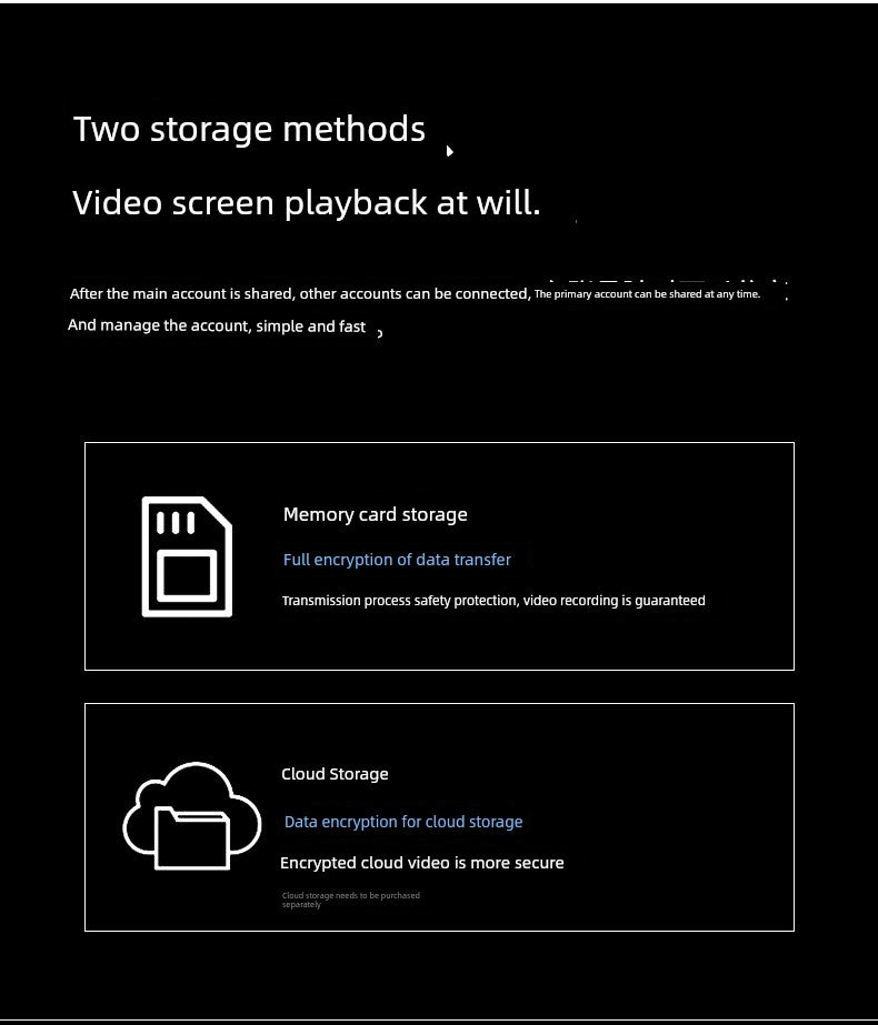 HD Night Vision Home Outdoor Intelligent Webcam