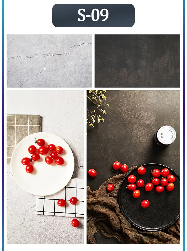 Photo Background for Food Cosmetics Photophones for Photos Art Paper 53X84cm 2Sides Photography Background Backdrops Christmas