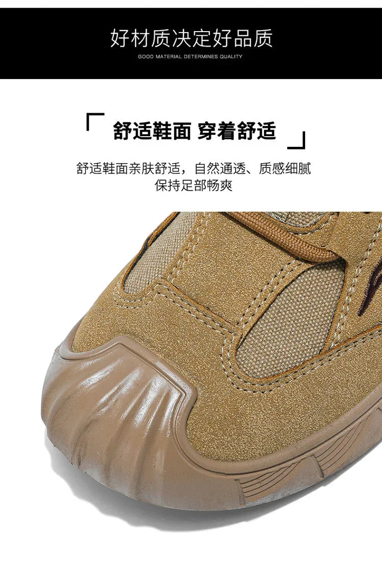 Steel Toe Shoes for Men Lightweight Work Shoes Comfortable Mens Work Boots Indestructible Safety Shoe for Men Industrial