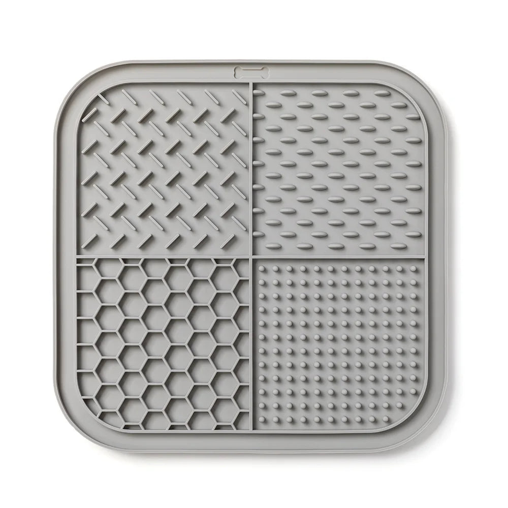 Pet Lick Mat for Dogs Cats, Anti-slip Anxiety Reducer Lick Tray,  Anxiety Relief Feeding Pad for Bath Grooming Distraction