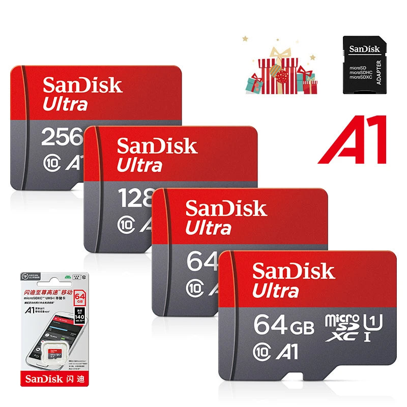 Memory Card 512GB 256GB 128GB 64GB 32GB 100MB/S Micro sd card UHS-1 flash card Memory Microsd SD + card reader adapter