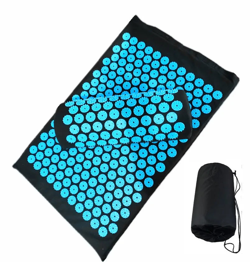 Massager Mat Shakti Mat Massage Yoga Mat Acupressure Relieve Stress Back Body Pain Spike Mat Acupuncture Massage Cushion