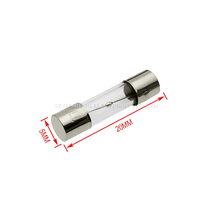 10PCS Microwave Oven Power Fuse T8AL250V T10AL250V 6*30MM 5*20MM Time-Delay Glass Tube Fuse For LG Midea Galanz Microwave Oven