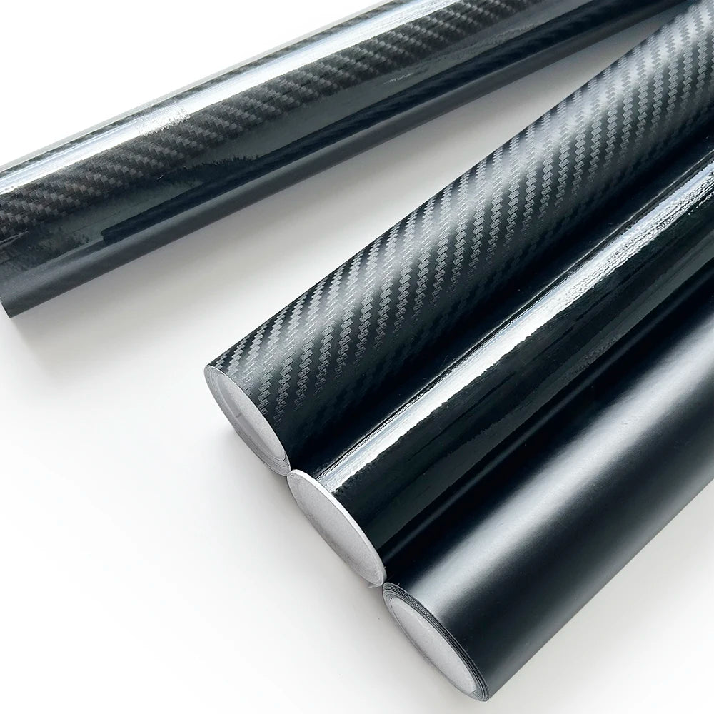 High Gloss Rearview Mirror Wrap Vinyl Car Tuning Stickers Car Styling Interior Films for Car Carbon Fiber Decals for Vehicle