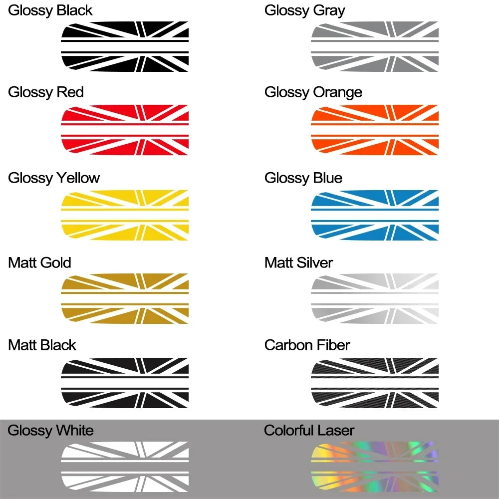For Mini Cooper F54 F55 F56 F60 R53 R55 R56 R60 R61 Clubman Countryman Car Hood Engine Sticker Tuning Cover Car Accessories