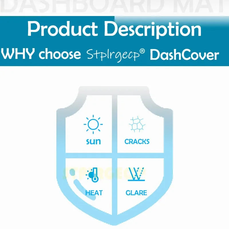 For Honda Fit Jazz 2008-2013 GE6 GE7 GE8 GE9 High Quality Dashboard Mat Dashmat Cover Pad Sunshade Carpet Accessories