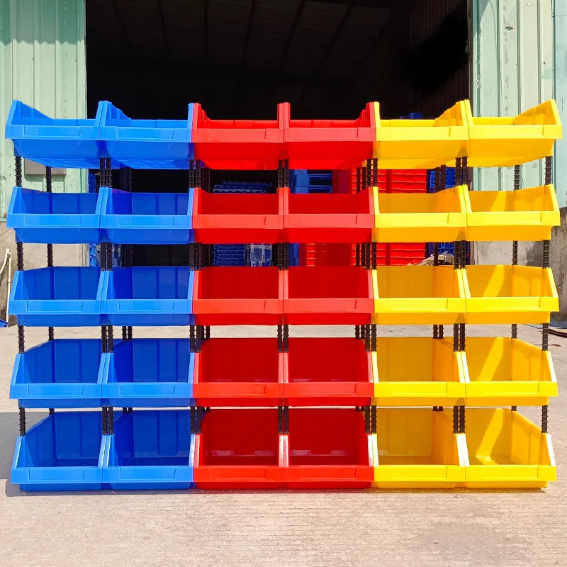 Large Size Combination Hardware Screw Storage Box Plastic Parts Box egory Material Box with Column Slanted Mouth Der Sle