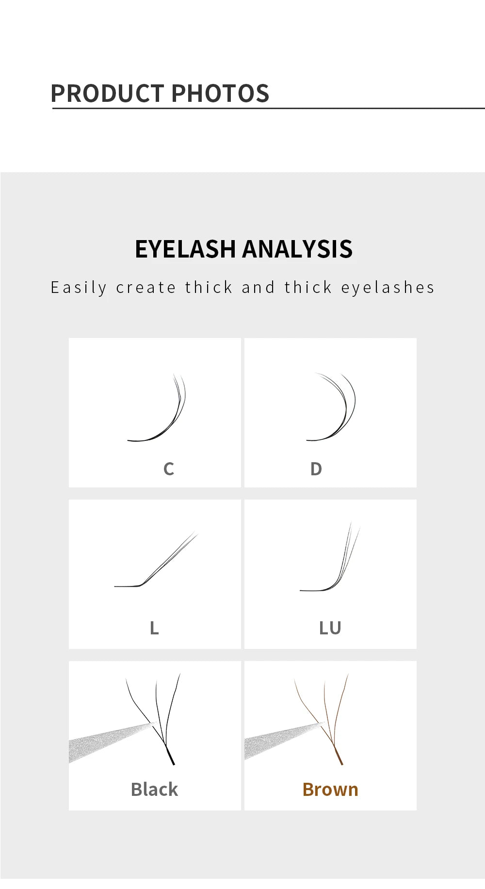 GAHAMACA W Shape Eyelash Extensions L/LU 3D Premade Volume Fan Lashes W Style Lashes Comfortable Faux Mink Natural Eyelash