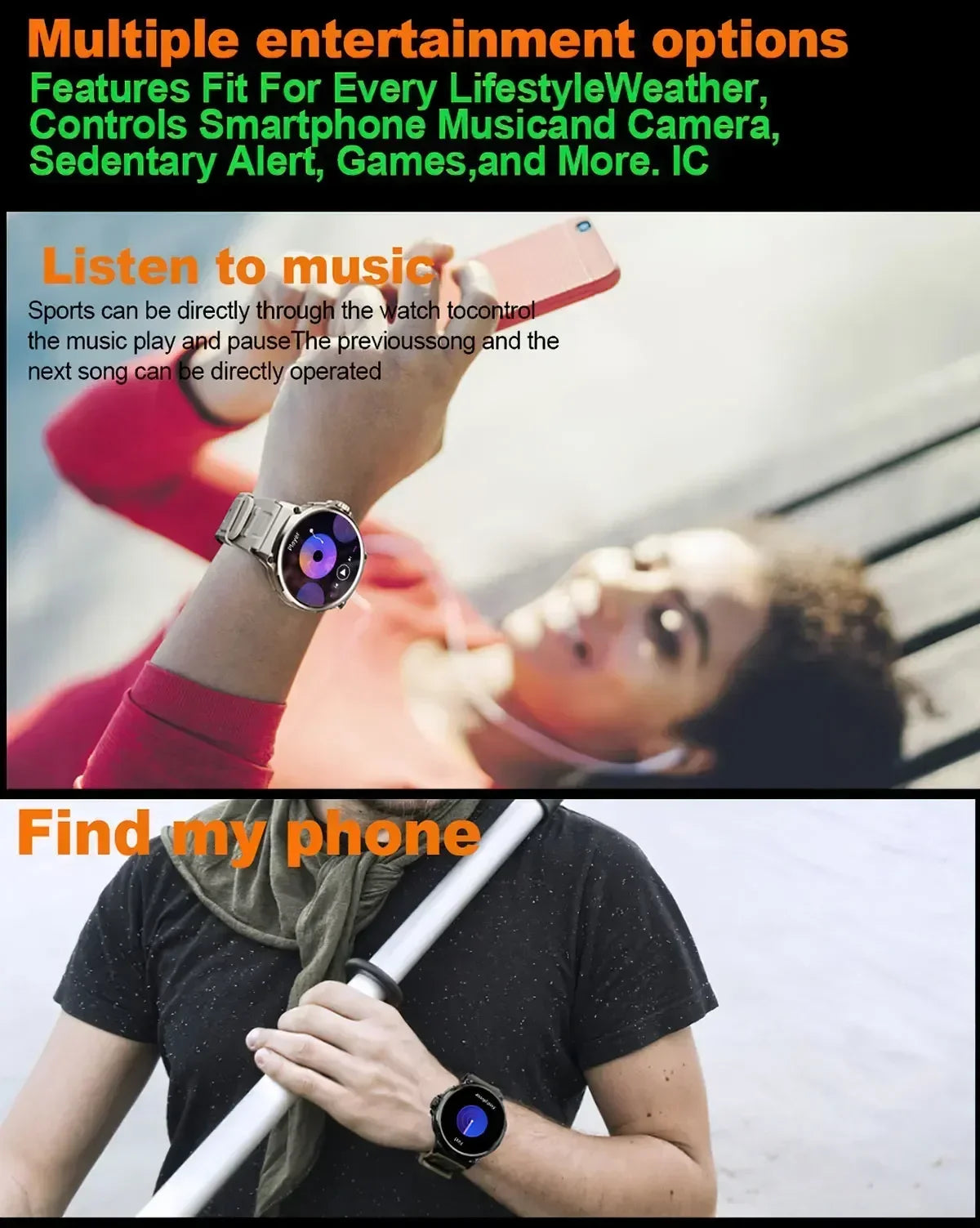 Xiaomi 2025 NEW 1.85-inch ultra HD smartwatch, GPS track HD Bluetooth call; 710 mah large battery 400+ dial, suitable for Huawei