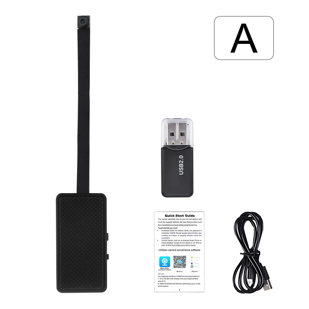 1080P WiFi Mini Camera,Add Card reader DIY WiFi Module Camera Built in Microphone,motion detection,Video Recorder Remote view