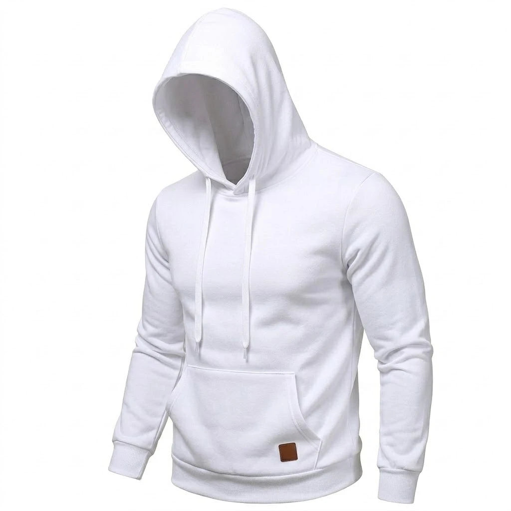 New Casual Men's Hoodie Drawstring Hoodies Male Sweatshirt Long Sleeve Coats Outdoor Streetwear Lightweight Gym Man Pullover