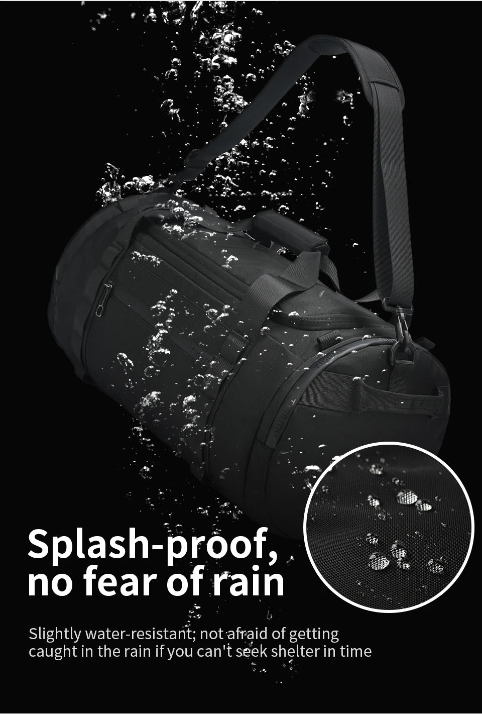 Tigernu Travel Bags For Men Gym Bag Waterproof Fitness Bag Men Outdoor Portable Bag Ultralight Yoga Sports Bag Handbag Crossbody