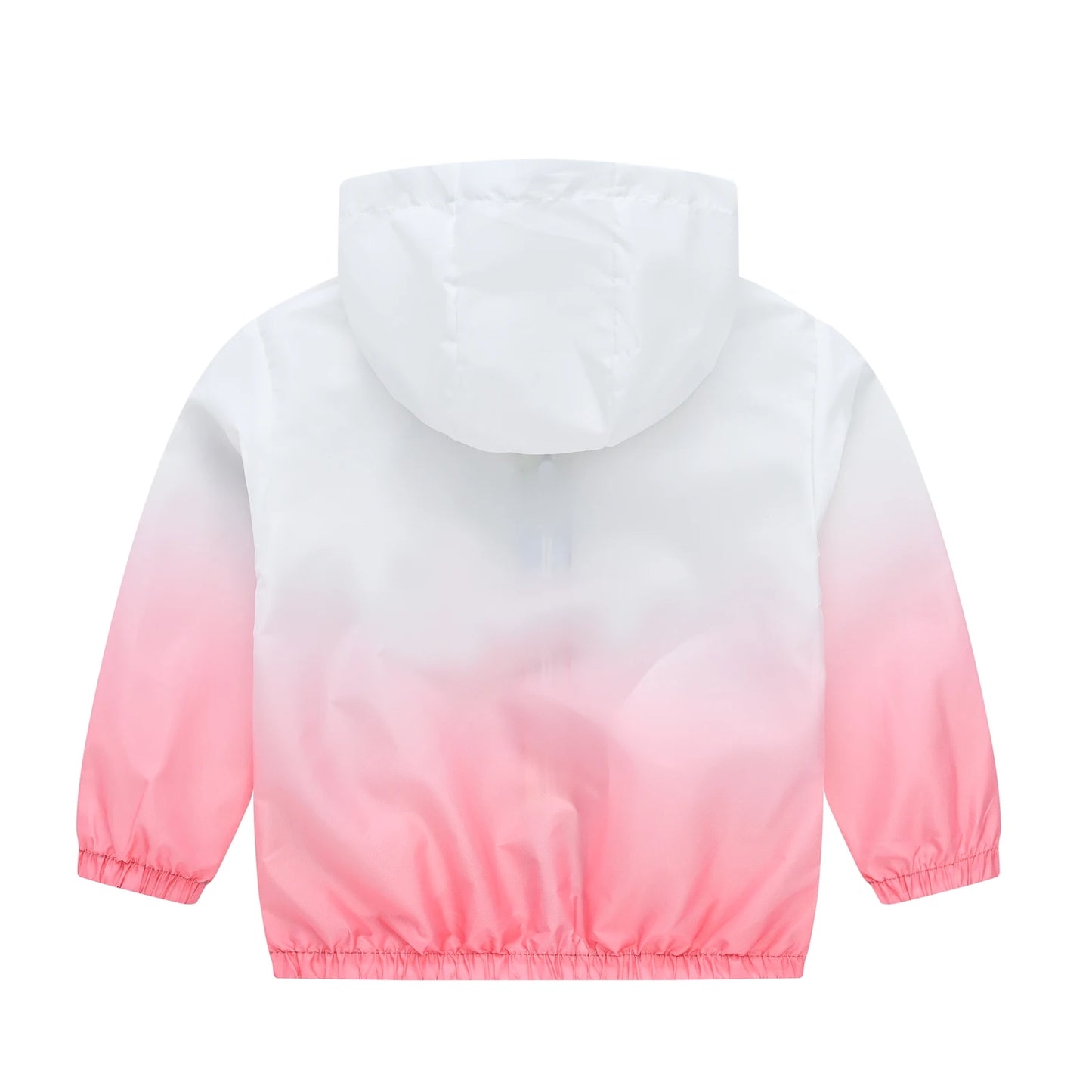 Children's gradual color sunscreen clothes boys and girls summer hooded sunscreen jackets breathable light skin clothing