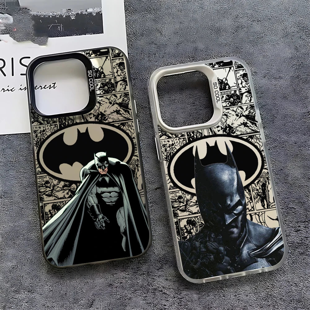 Cool Anime B-Batmans Phone Case For iPhone 17 17e 16e 16 15 14 13 12 11 mini Pro Max X XR 8 Air Plus Anti Fall Matte Back Cover
