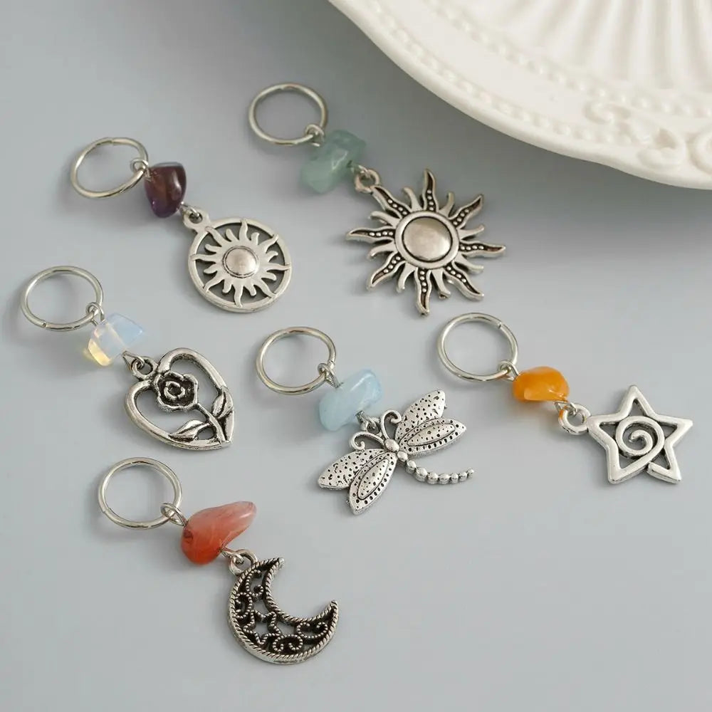 Ethnic Style Braided Hair Ring Butterfly Alloy Tassel Hair Band Women Headband Hip-hop Style Weave Hair Accessories Travel