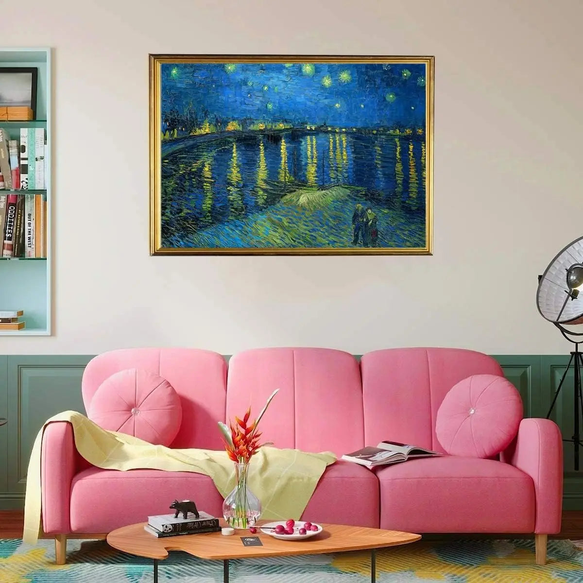 Starry Night Over The Rhone Puzzle Vincent Van Gogh Art Jigsaw 300/500/1000P Perfect Gift for Art Lovers Home Office Wall Decor