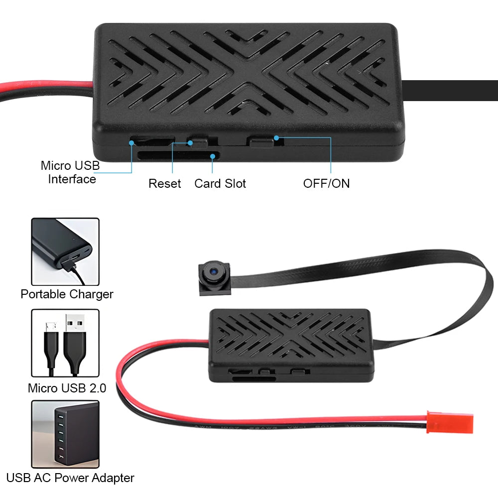 Mini Camera HD 1080P DIY Portable WiFi Camcorder Motion Detection Wireless Module Video Recorder P2P Small Camera Remote View