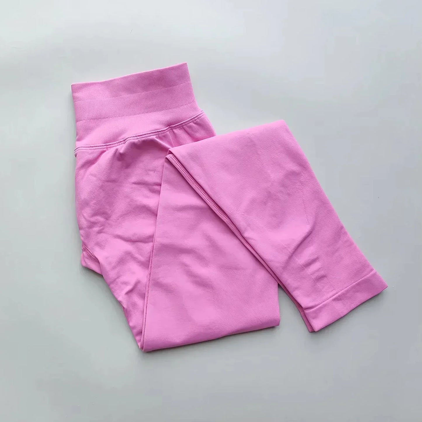 Leggings with Logo Scrunch Seamless Yoga Women Legging Gym Sports Pants Low Ribbed Band High Stretch Fitness Tights Pant