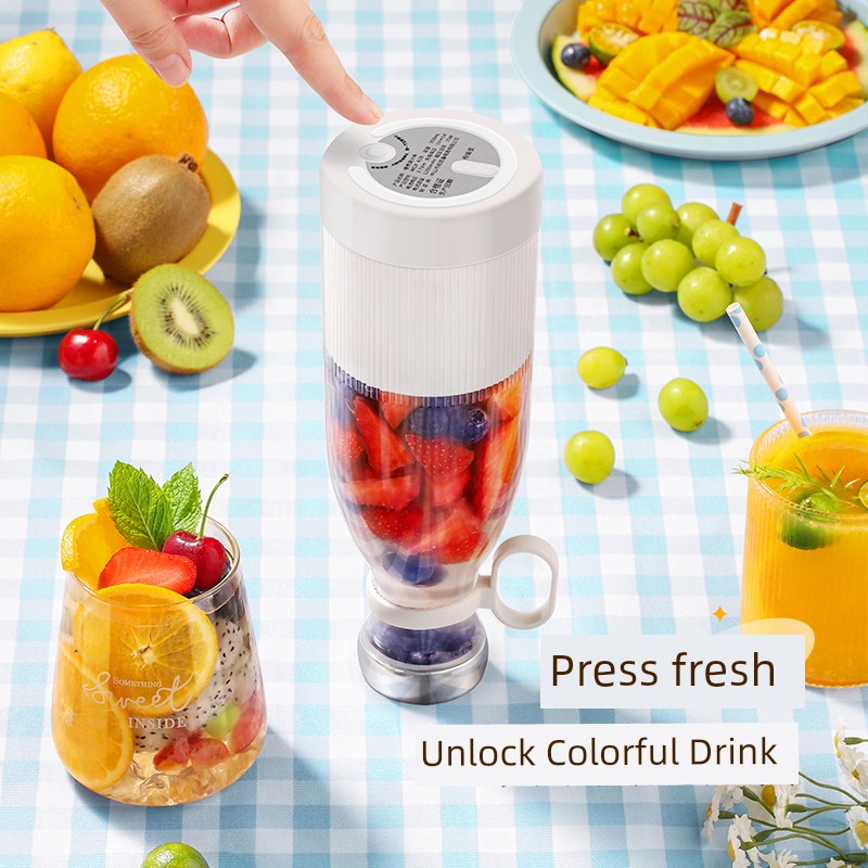 INS Style Fruit Juice Juicer Cup Fish Fruit Juicer Automatic Small Portable 2025 New Arrival Small For Home
