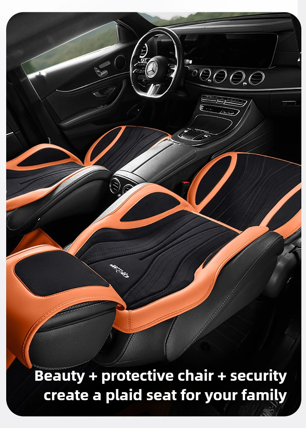 Universal Suede Car Seat Cover Cushion for AUDI All Car Models A3 Sportback A1 A4 A5 A6 A6L A7 A8 A8L Car Accessories