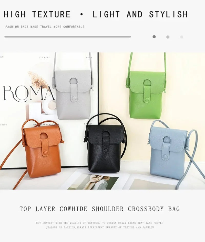 Luxury Brand Design Crossbody Bags for Women Small Cell Phone Wallet Purse with Adjustable Strap Women's Shoulder Bag Handbag