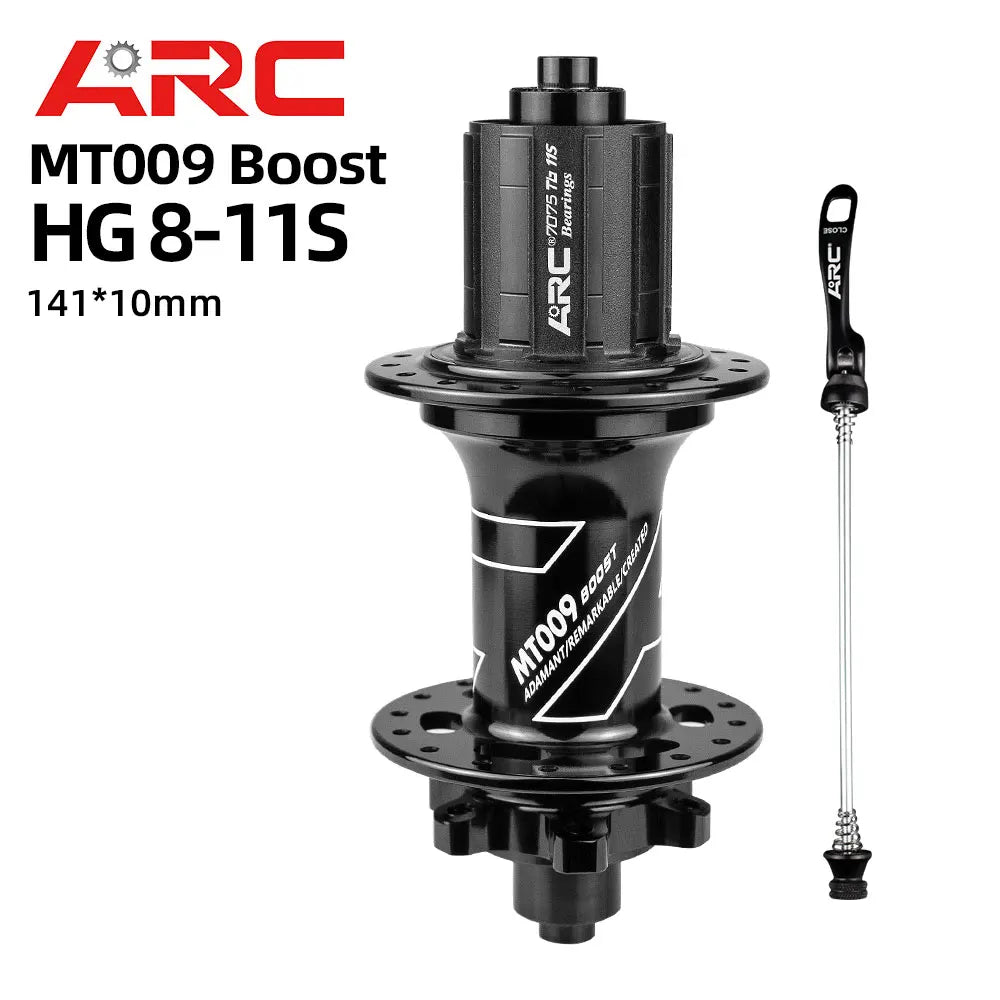 ARC MT009 BOOST MTB rear hub	Bicycle Hub 6 Pawls 15x110 10x141 12x148 32H Bike Wheel Hub HG XD MS for K7 8 9 10 11 12 Speed