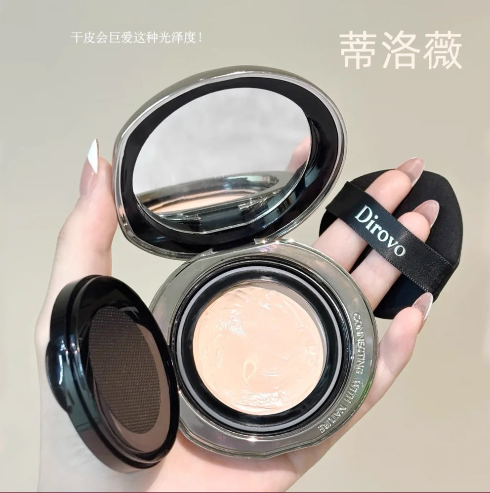 DIROVO Cream Concealer Foundation Moisturizing Creamy Gloss Luster Foundation Makeup Cosmetics