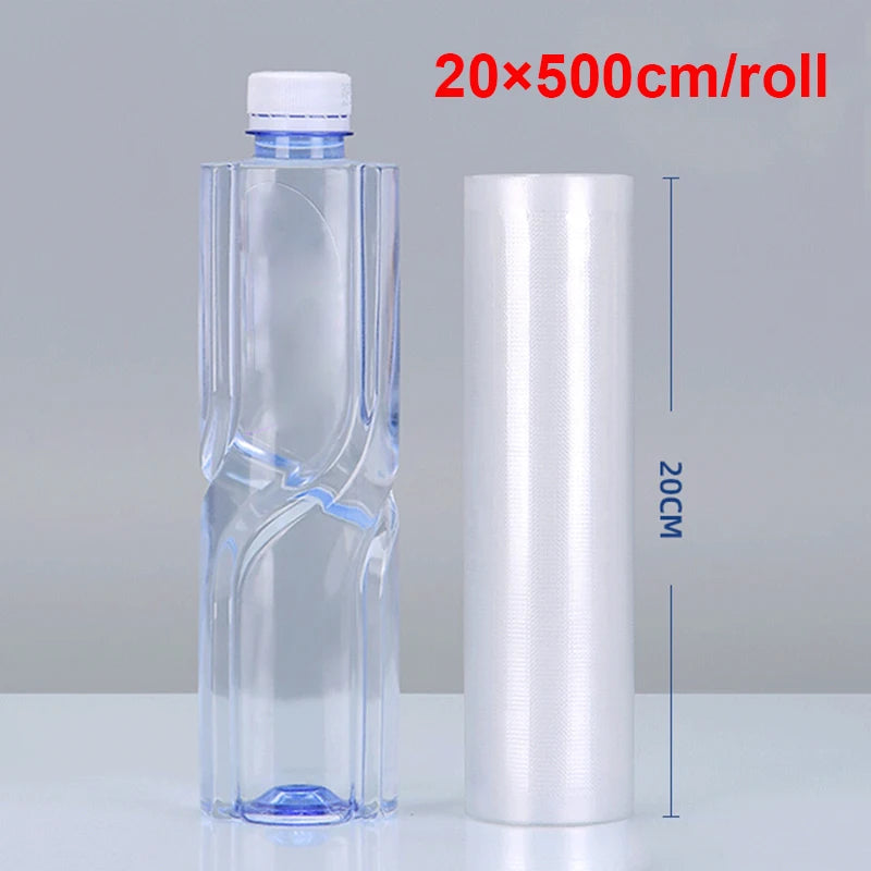 Vacuum Packaging Bags Roll Food Vacuum Bags Vacuum Sealer Bags for Food Vacuum Storage Bags 500cm/Rolls Vacuum Packed Bags Rolls