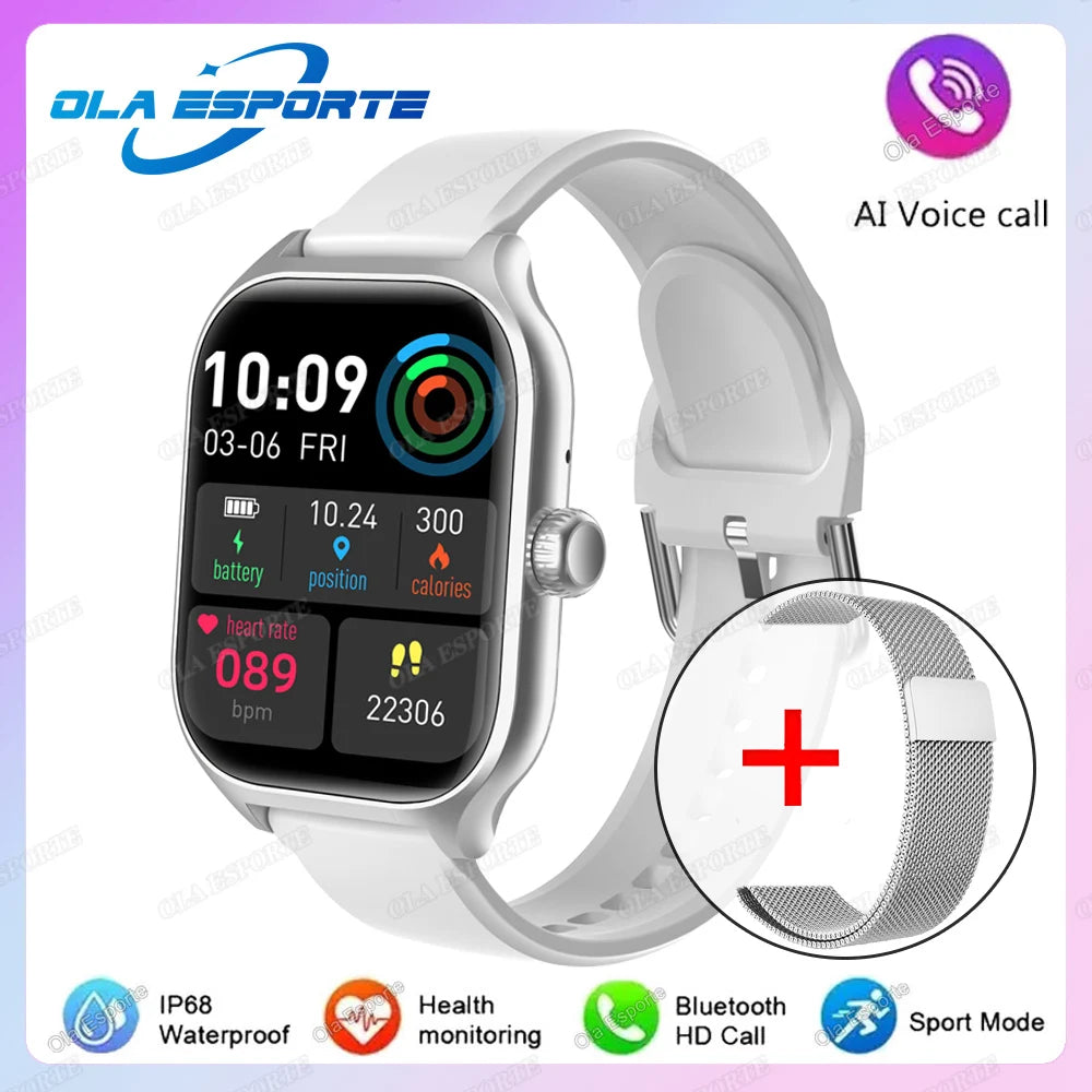 2025 New Military Smart Watch Men IP68 5ATM Outdoor Sports Fitness Tracker Health Monitoring 2.01Inch Bluetooth Call Smartwatch