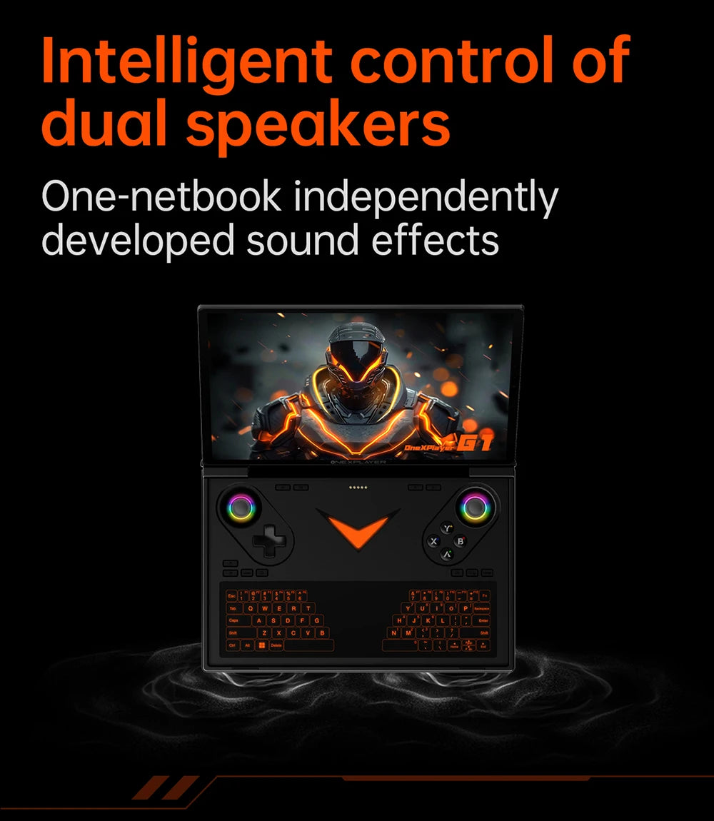 OneXPlayer G1 Gaming Laptop AMD Ryzen AI 9 HX 370 & Intel Core Ultra 7 255H Portable 8.8 Inch 144Hz Dual-Mode Keyboard Computer
